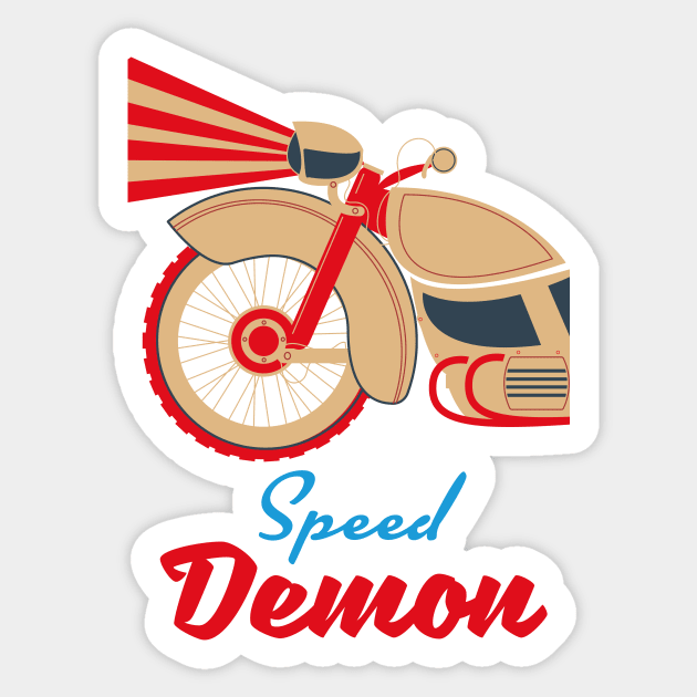 Speed Demon Sticker by nickemporium1